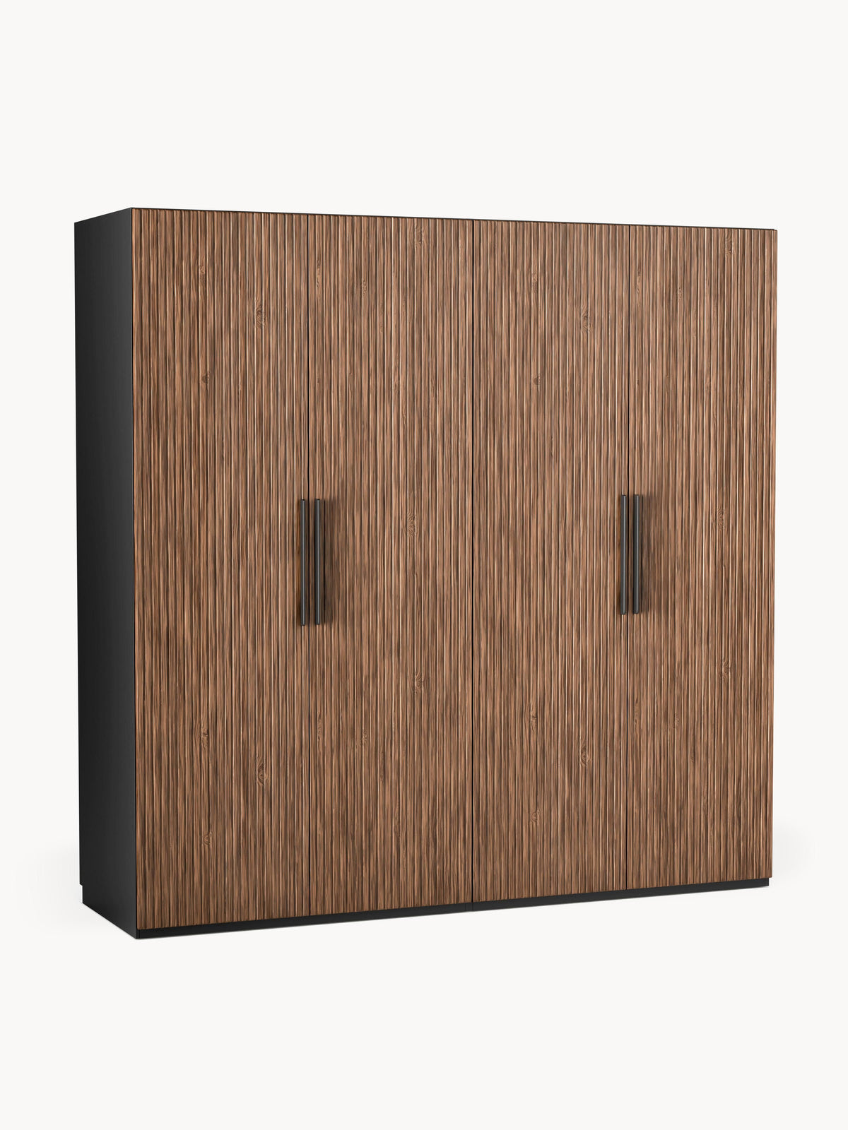 Simone Modular Hinged-Door Wardrobe, 200 cm Wide, in Various Sizes
