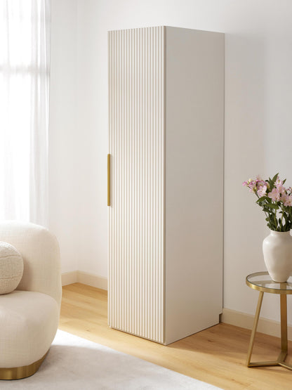 Simone Modular Hinged-Door Wardrobe, 50 cm Wide, in Various Sizes