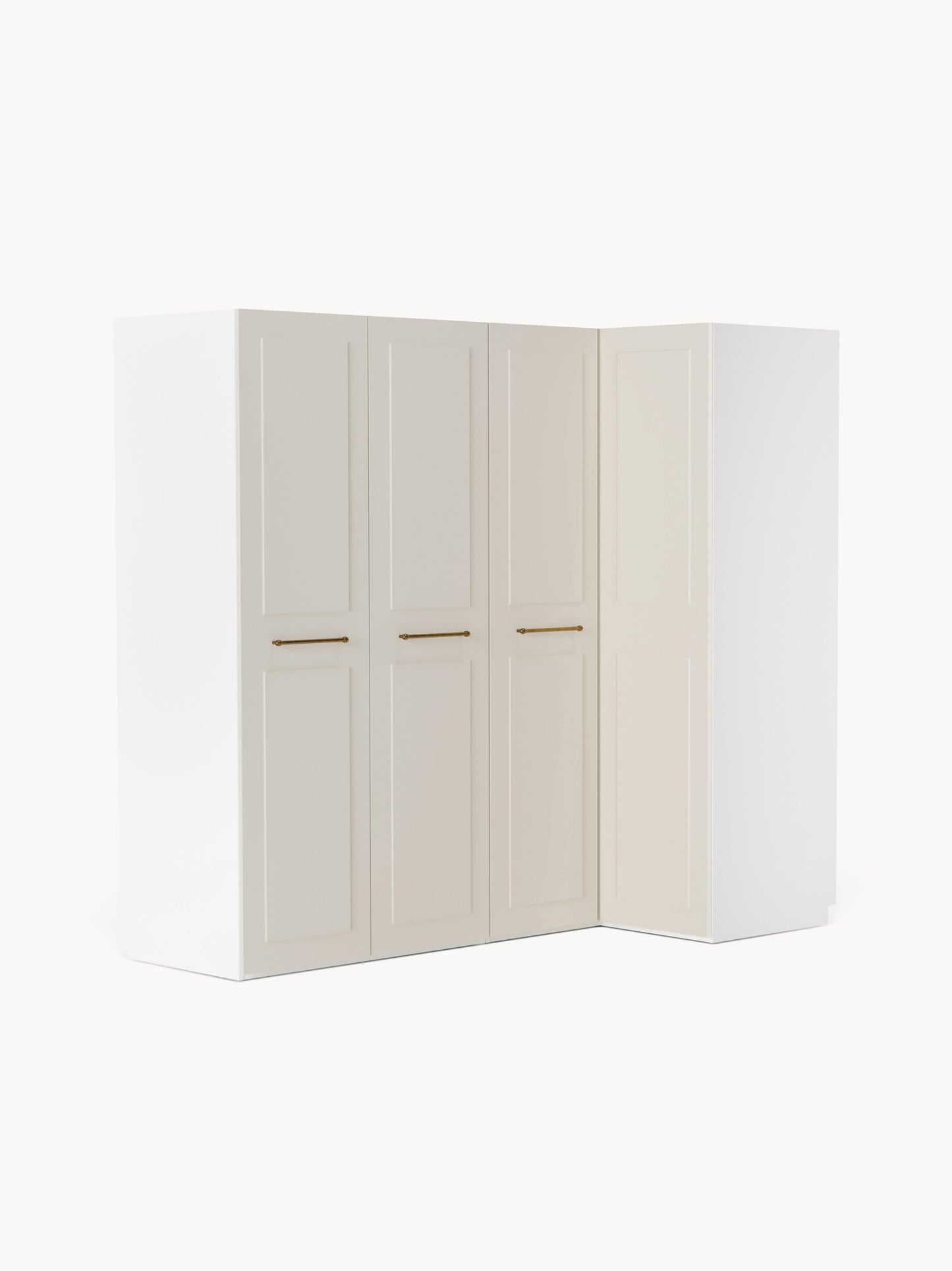 Charlotte Modular Corner Wardrobe, 215 cm Wide, in Various Sizes
