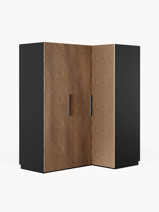 Simone Modular Corner Wardrobe, 165 cm Wide, in Various Sizes
