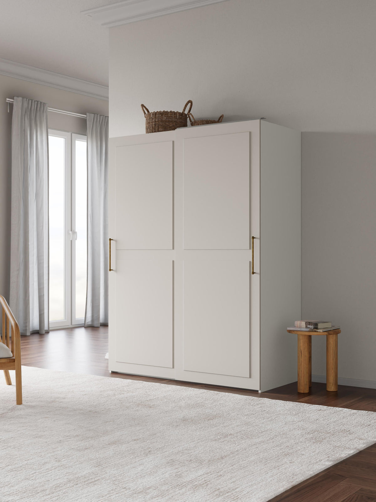 Charlotte Modular Sliding-Door Wardrobe, 150 cm Wide, in Various Sizes