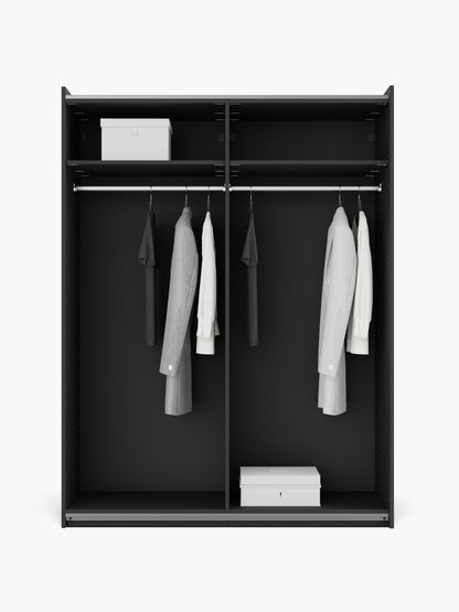 Leon Modular Sliding-Door Wardrobe, 150 cm Wide, in Various Sizes