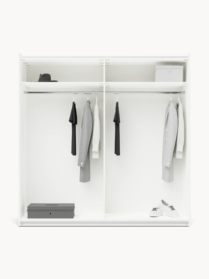 Simone Modular Sliding-Door Wardrobe, 200 cm Wide, in Various Sizes