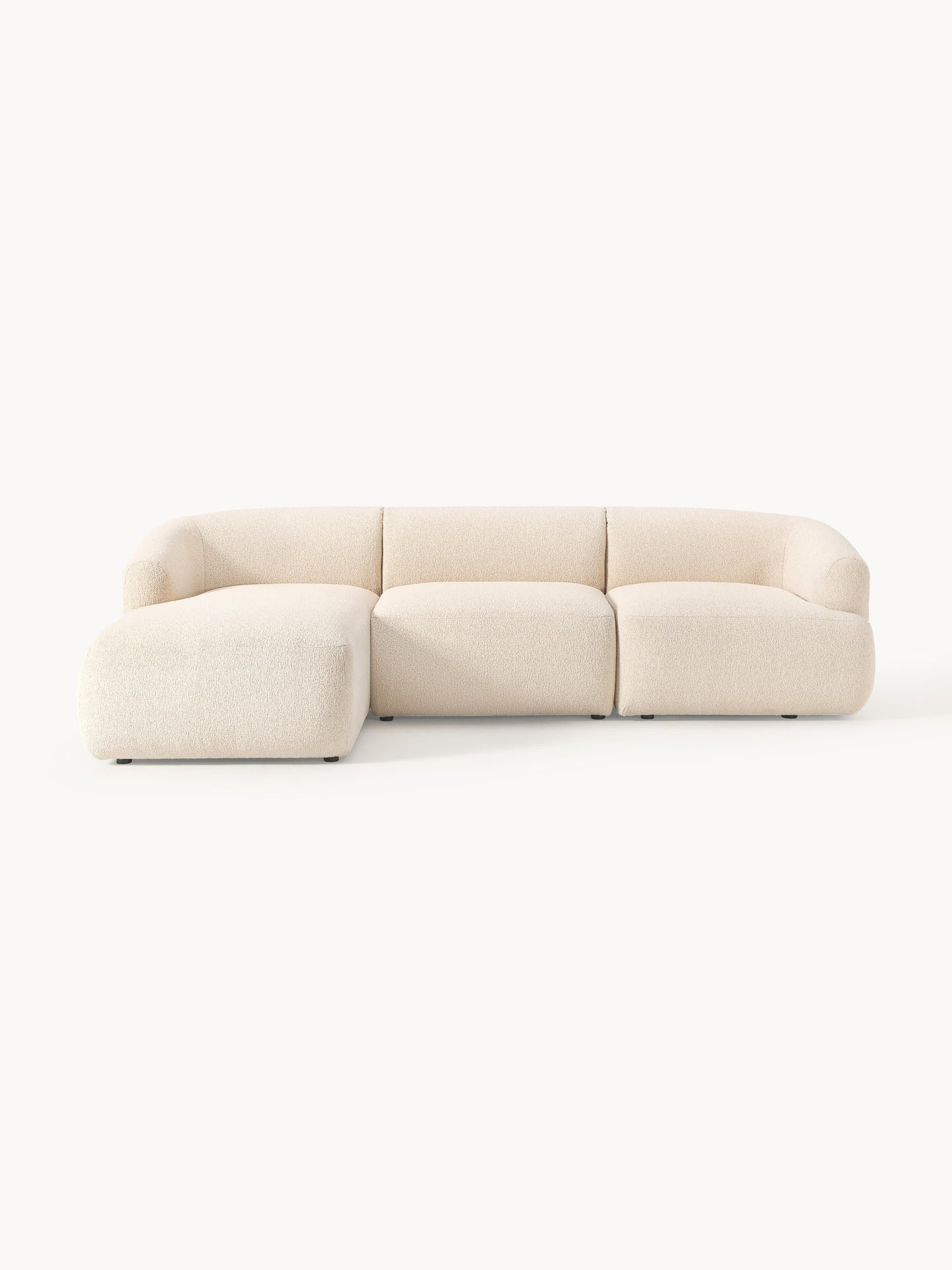 Sofia Modular Bouclé Corner Sofa (3-Seater)