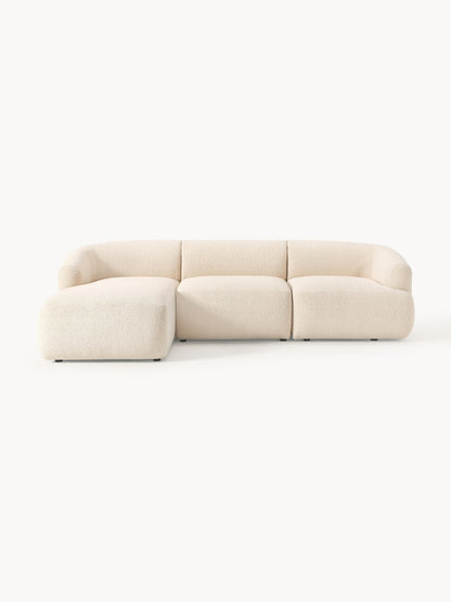 Sofia Modular Bouclé Corner Sofa (3-Seater)