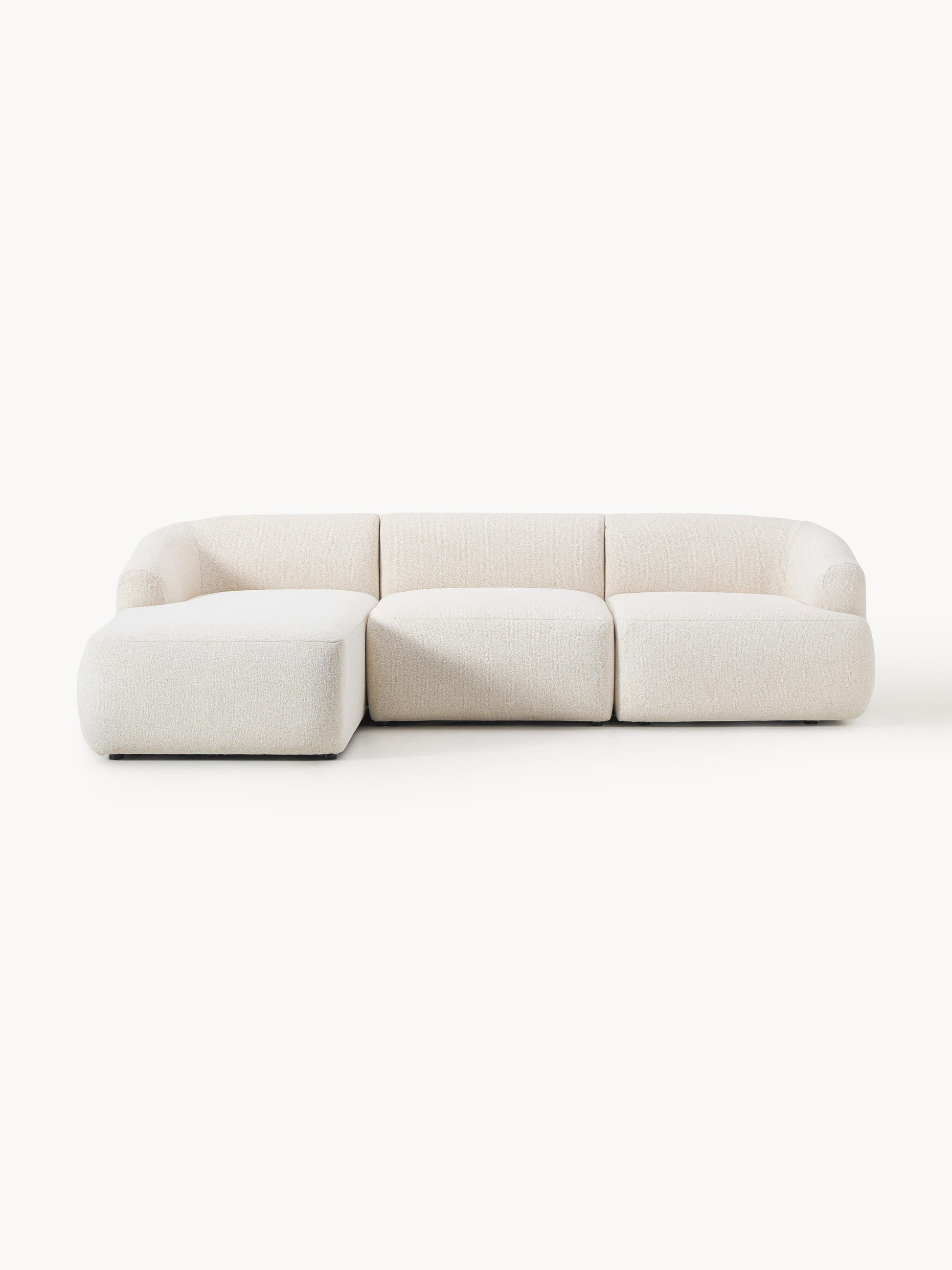 Sofia Modular Bouclé Corner Sofa (3-Seater)