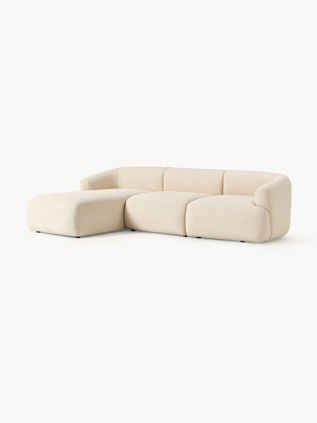 Sofia Modular Bouclé Corner Sofa (3-Seater)