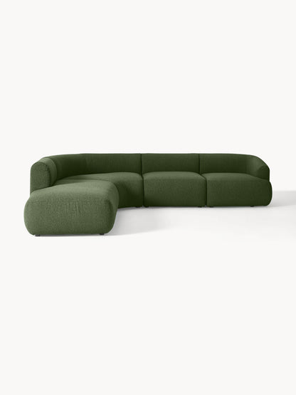 Sofia Modular Bouclé Corner Sofa (4-Seater)