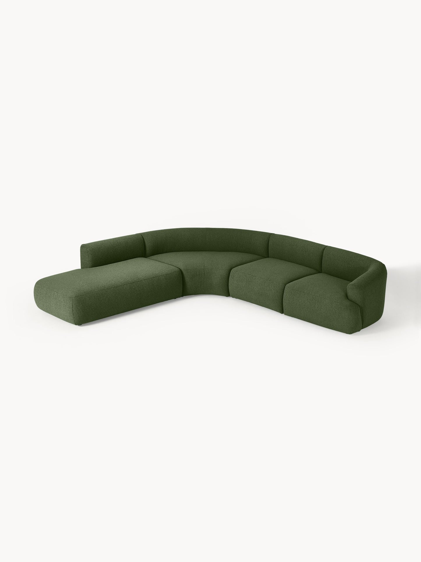 Sofia Modular Bouclé Corner Sofa (4-Seater)