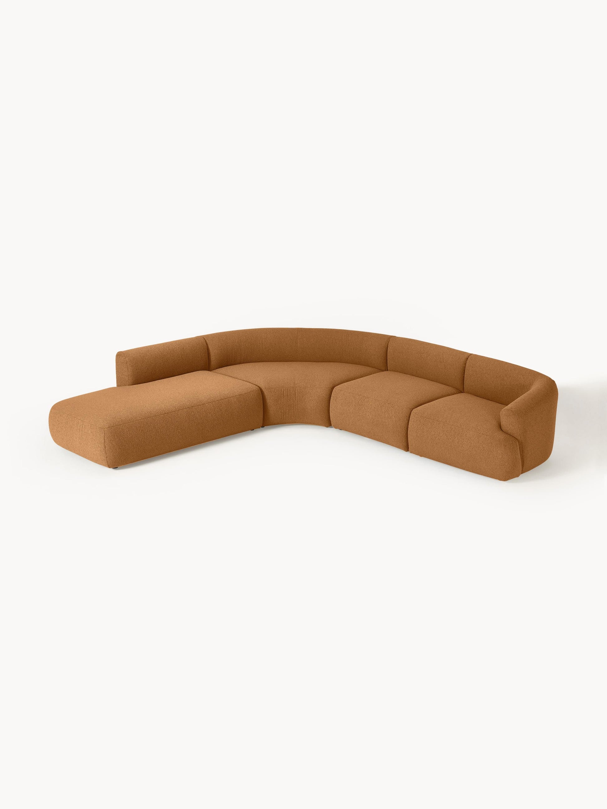 Sofia Modular Bouclé Corner Sofa (4-Seater)