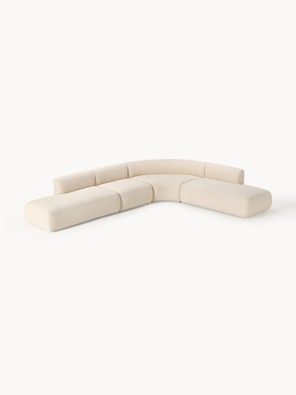 Sofia Modular Bouclé Corner Sofa (4-Seater)