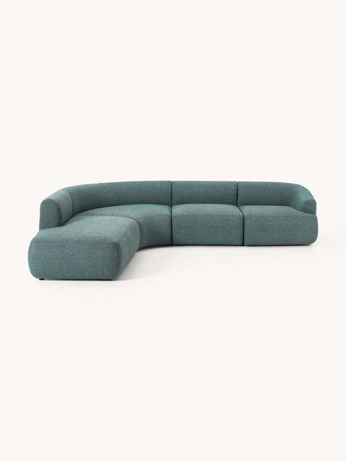 Sofia Modular Bouclé Corner Sofa (4-Seater)