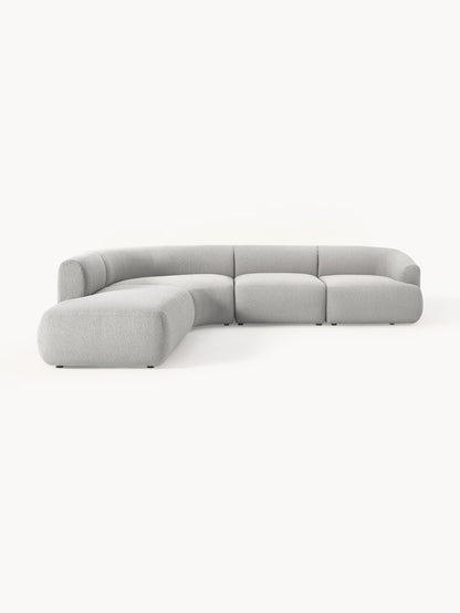 Sofia Modular Bouclé Corner Sofa (4-Seater)