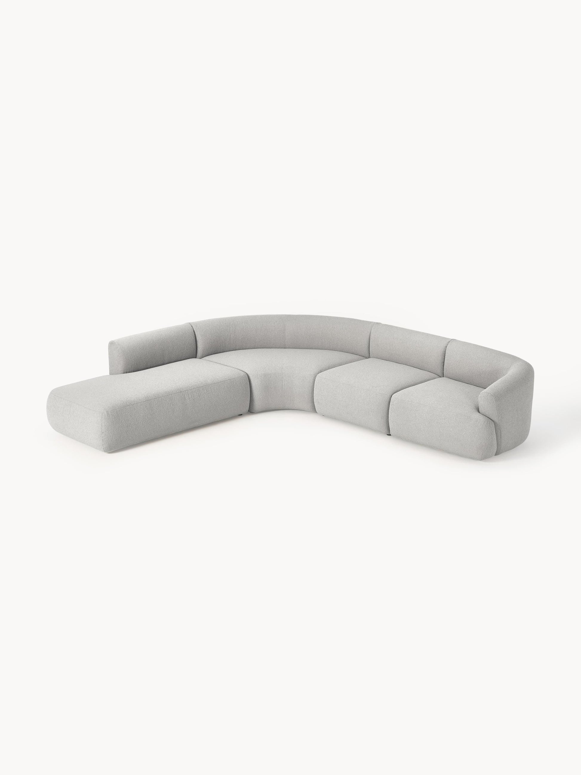 Sofia Modular Bouclé Corner Sofa (4-Seater)