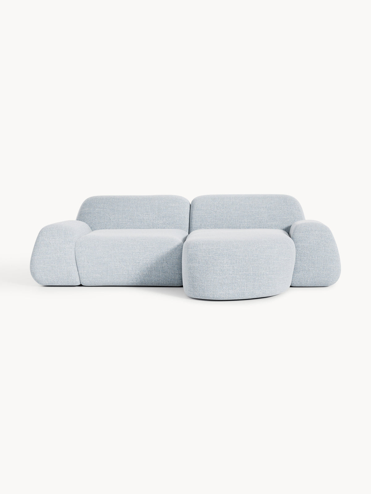 Wolke Modular Bouclé Corner Sofa (3-Seater)