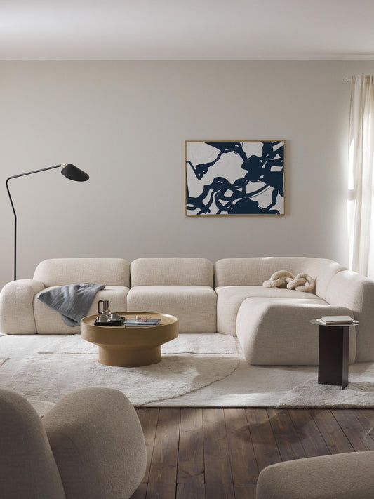 Wolke Modular Bouclé Corner Sofa (4-Seater)