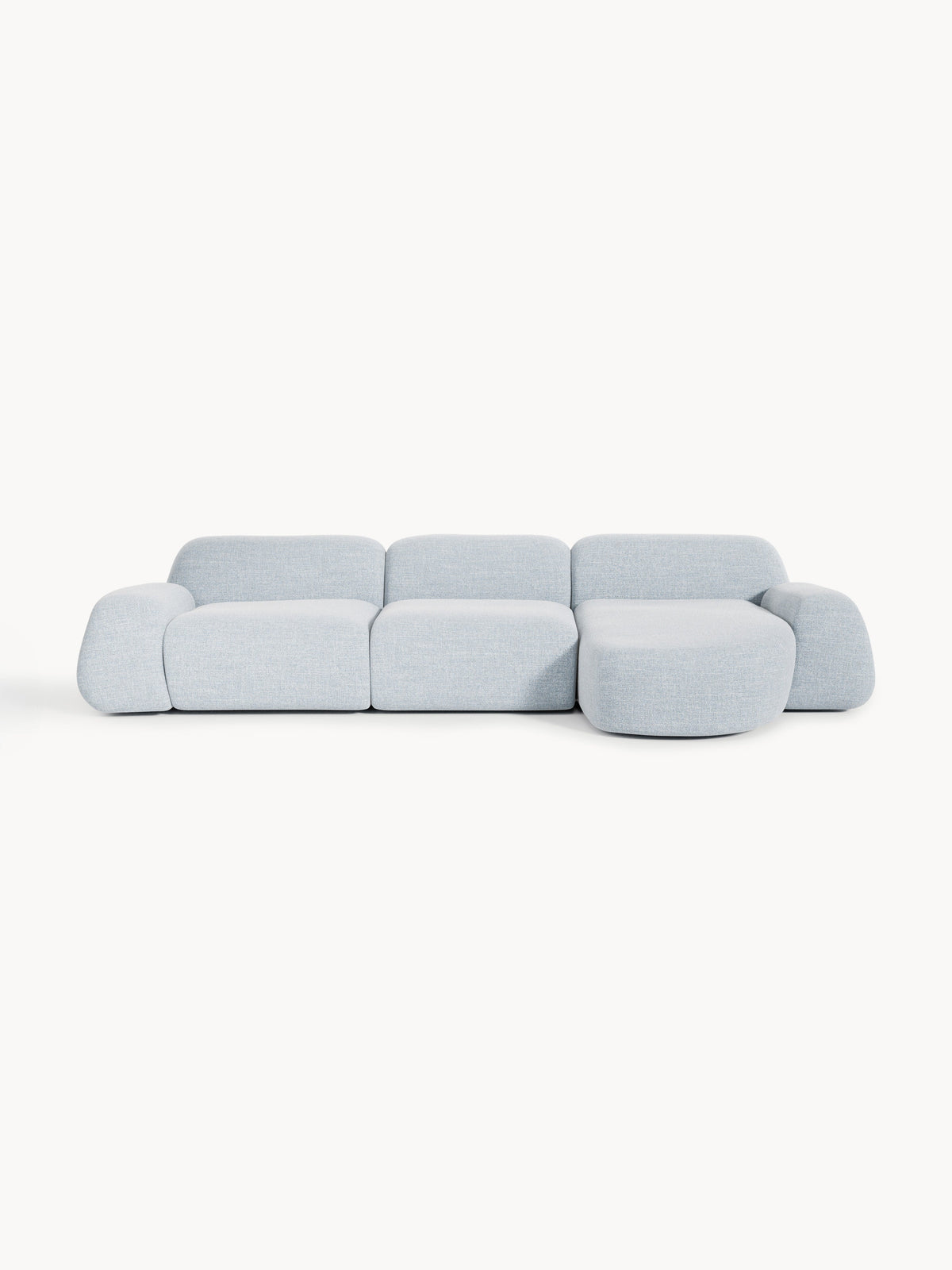 Wolke Modular Bouclé Corner Sofa (4-Seater)