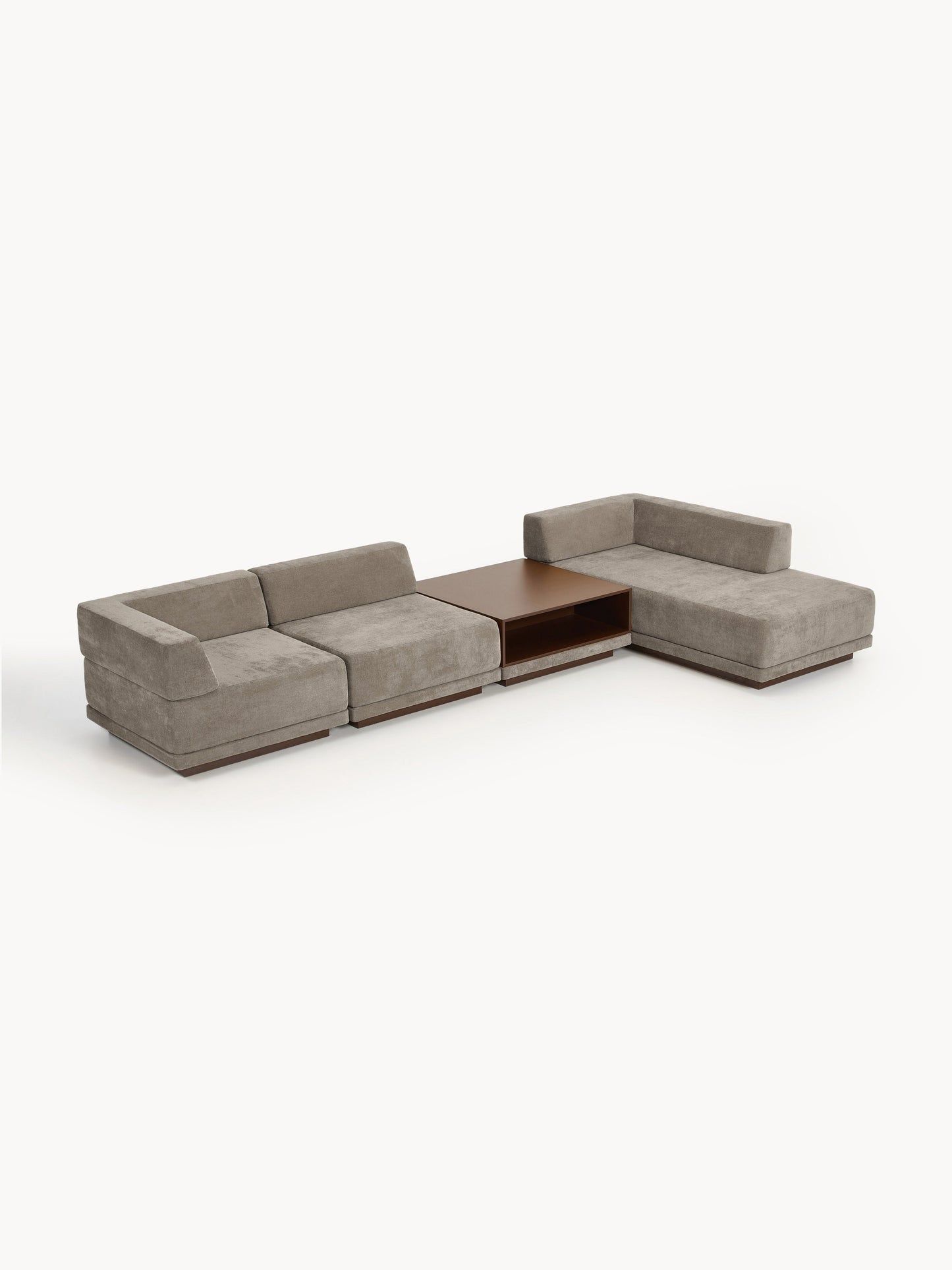 Colin Modular Corner Sofa (4-Seater) with Coffee Table