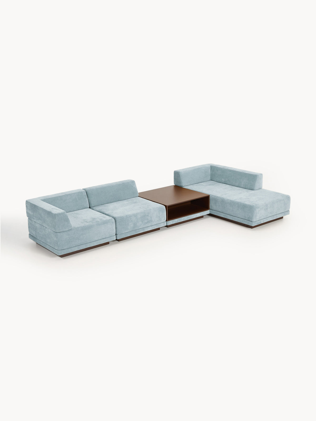 Colin Modular Corner Sofa (4-Seater) with Coffee Table