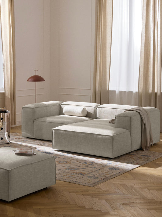 Lennon Modular Corner Sofa (2-Seater) in Linen Blend