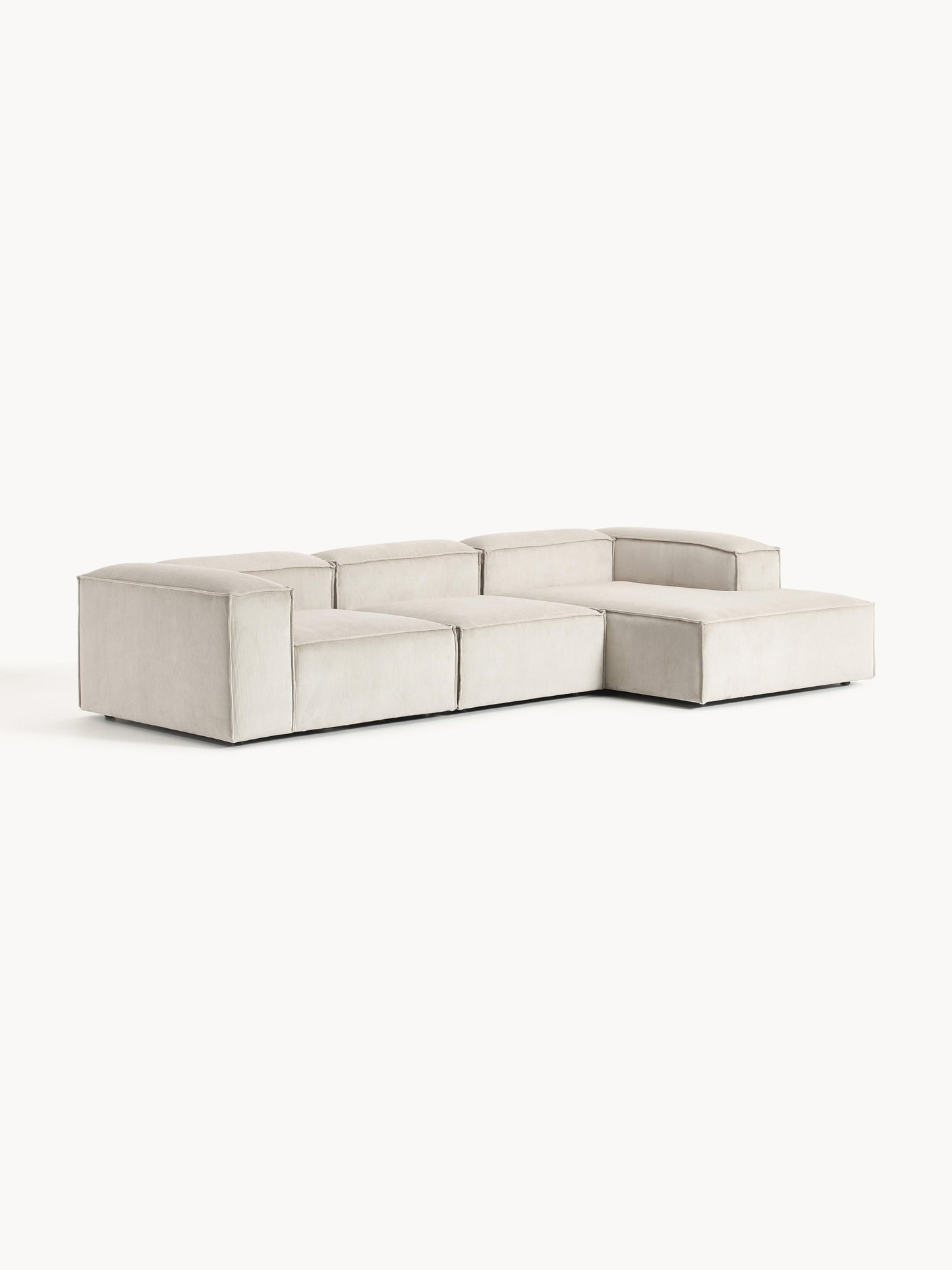 Lennon Modular Corner Sofa (4-Seater) in Corduroy