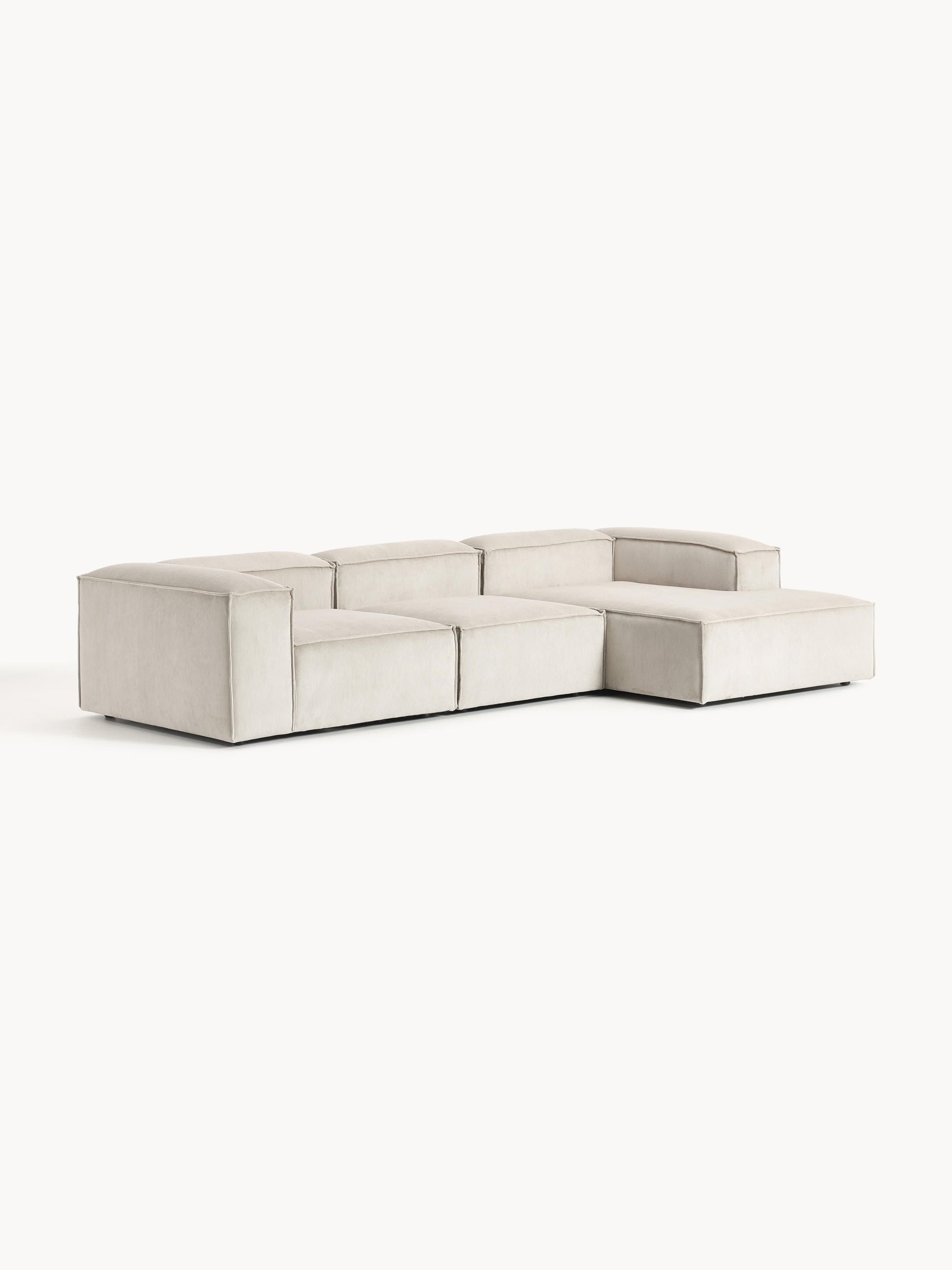 Lennon Modular Corner Sofa (4-Seater) in Corduroy