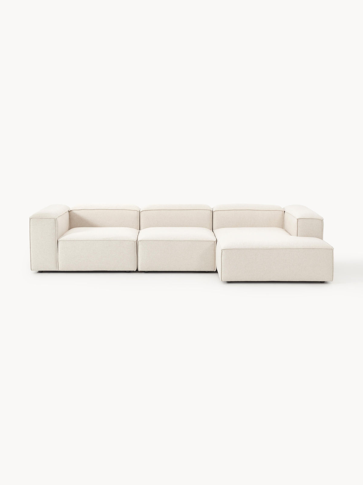 Lennon Modular Corner Sofa (4-Seater) in Linen Blend