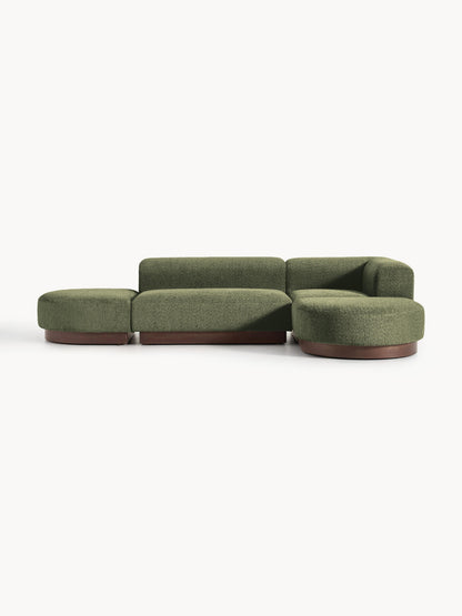 Natalie Modular Corner Sofa in Teddy Bouclé