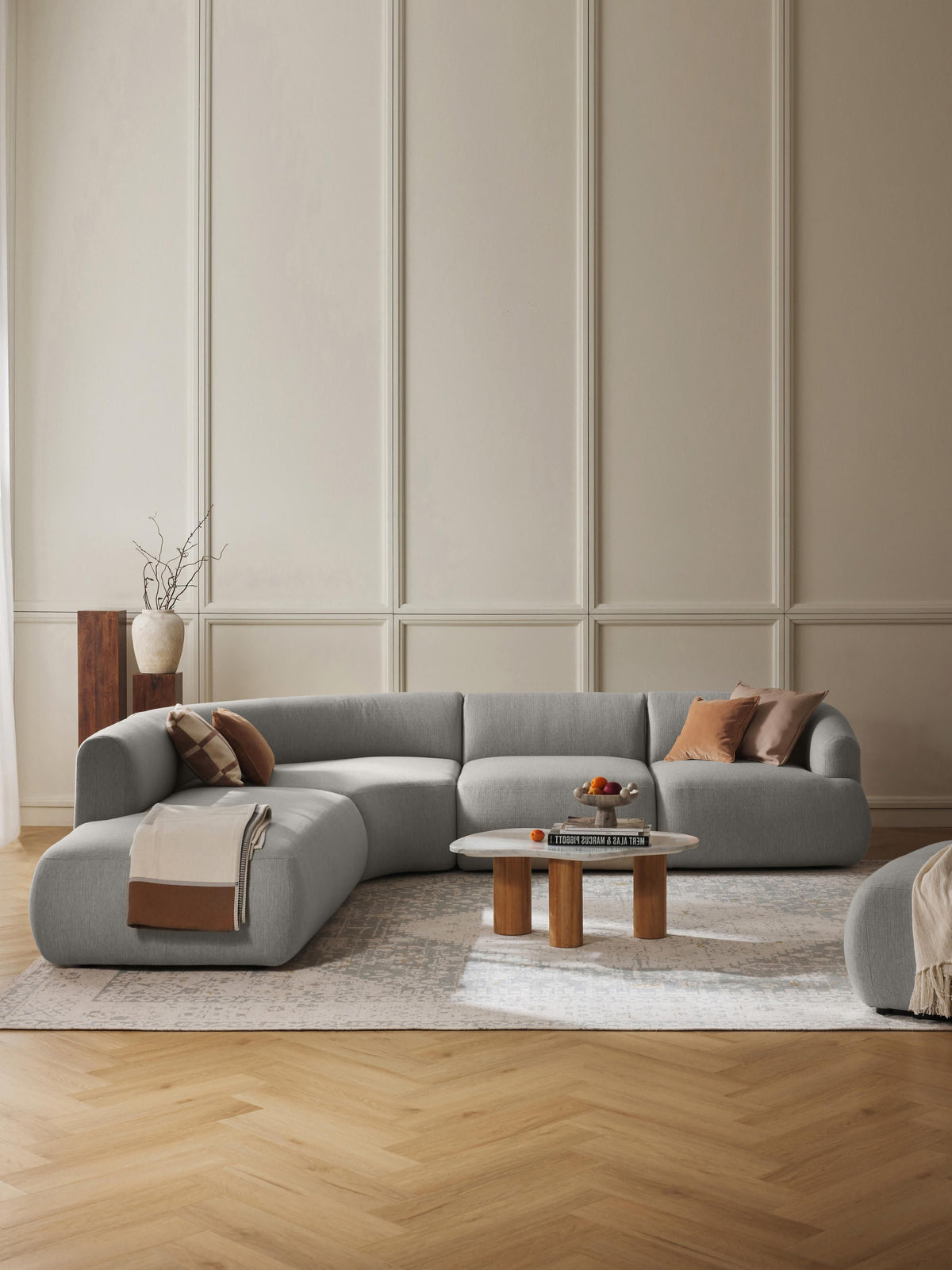 Sofia Modular Corner Sofa (4-Seater)