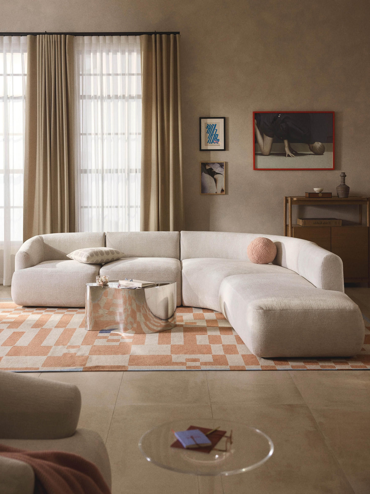 Sofia Modular Corner Sofa (4-Seater)