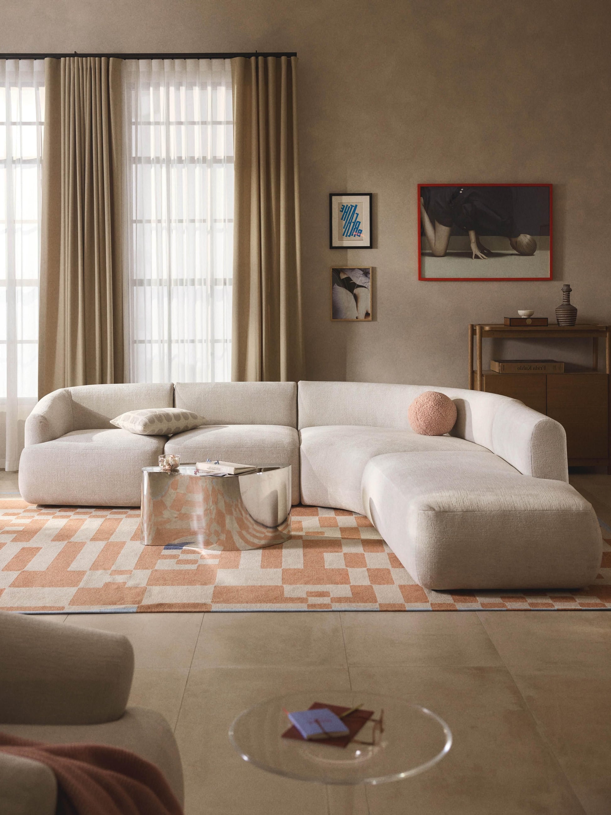Sofia Modular Corner Sofa (4-Seater)