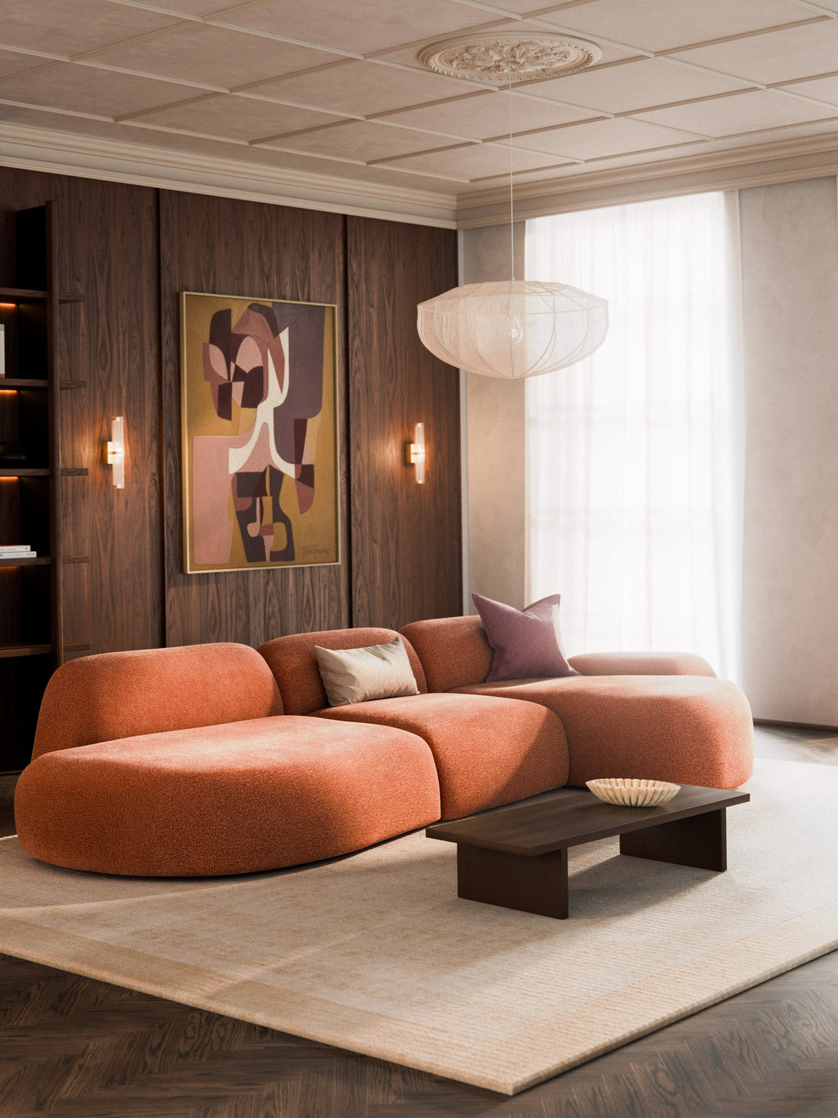 Wolke Modular Corner Sofa (4-Seater) with Chaise Longue