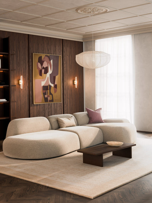Wolke Modular Corner Sofa (4-Seater) with Chaise Longue
