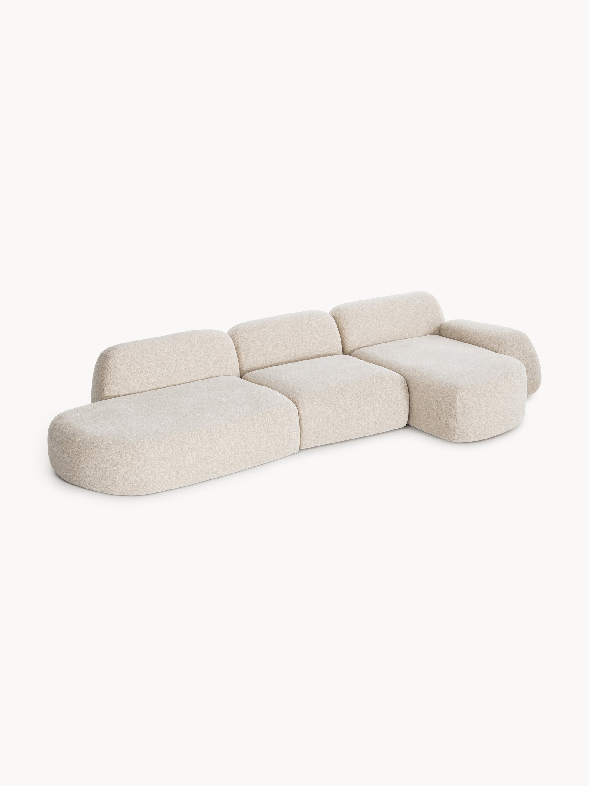 Wolke Modular Corner Sofa (4-Seater) with Chaise Longue
