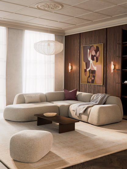 Wolke Modular Corner Sofa (4-Seater) with Chaise Longue