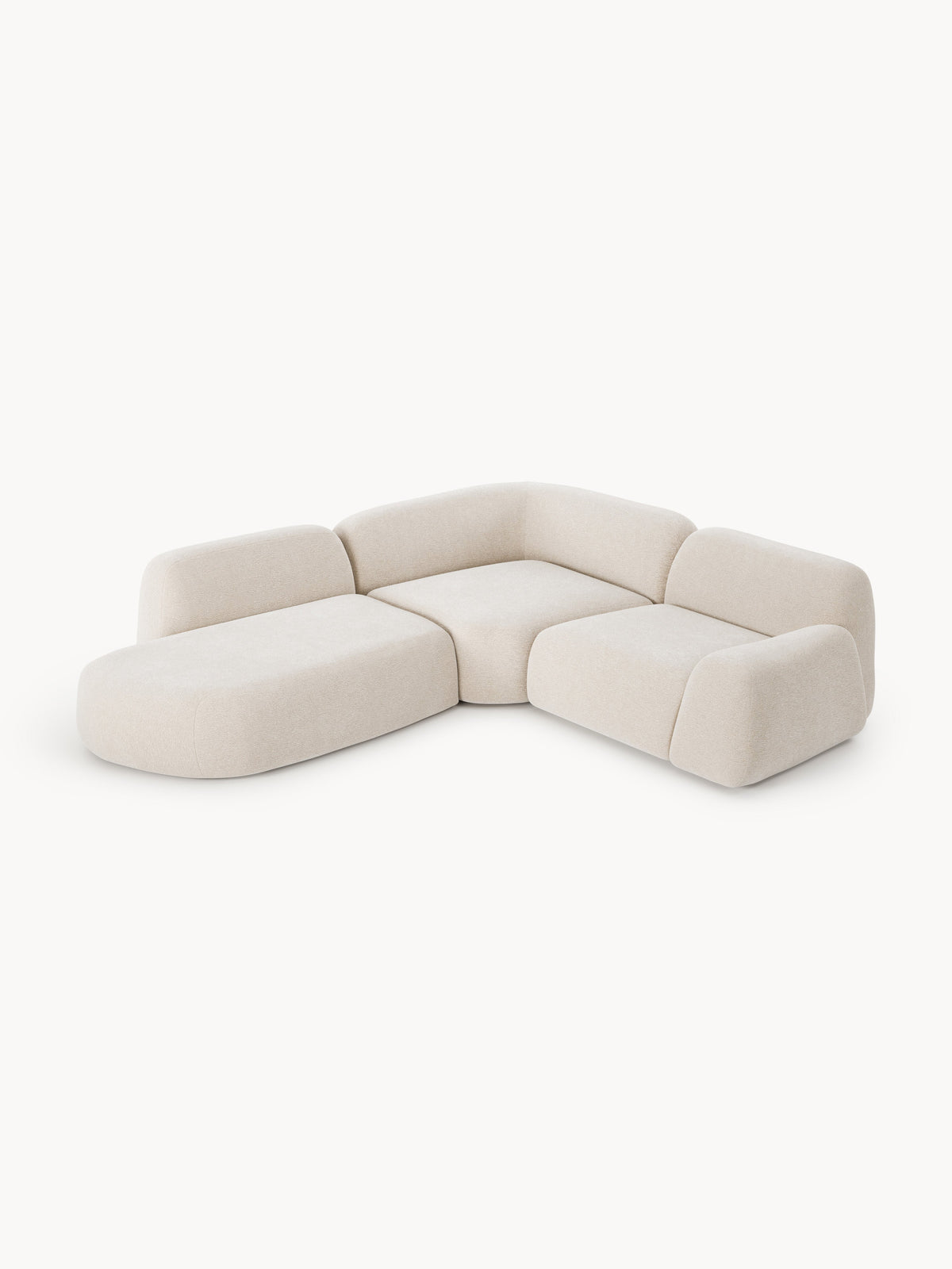 Wolke Modular Corner Sofa (4-Seater) with Chaise Longue