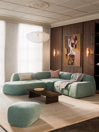 Wolke Modular Corner Sofa (4-Seater) with Chaise Longue