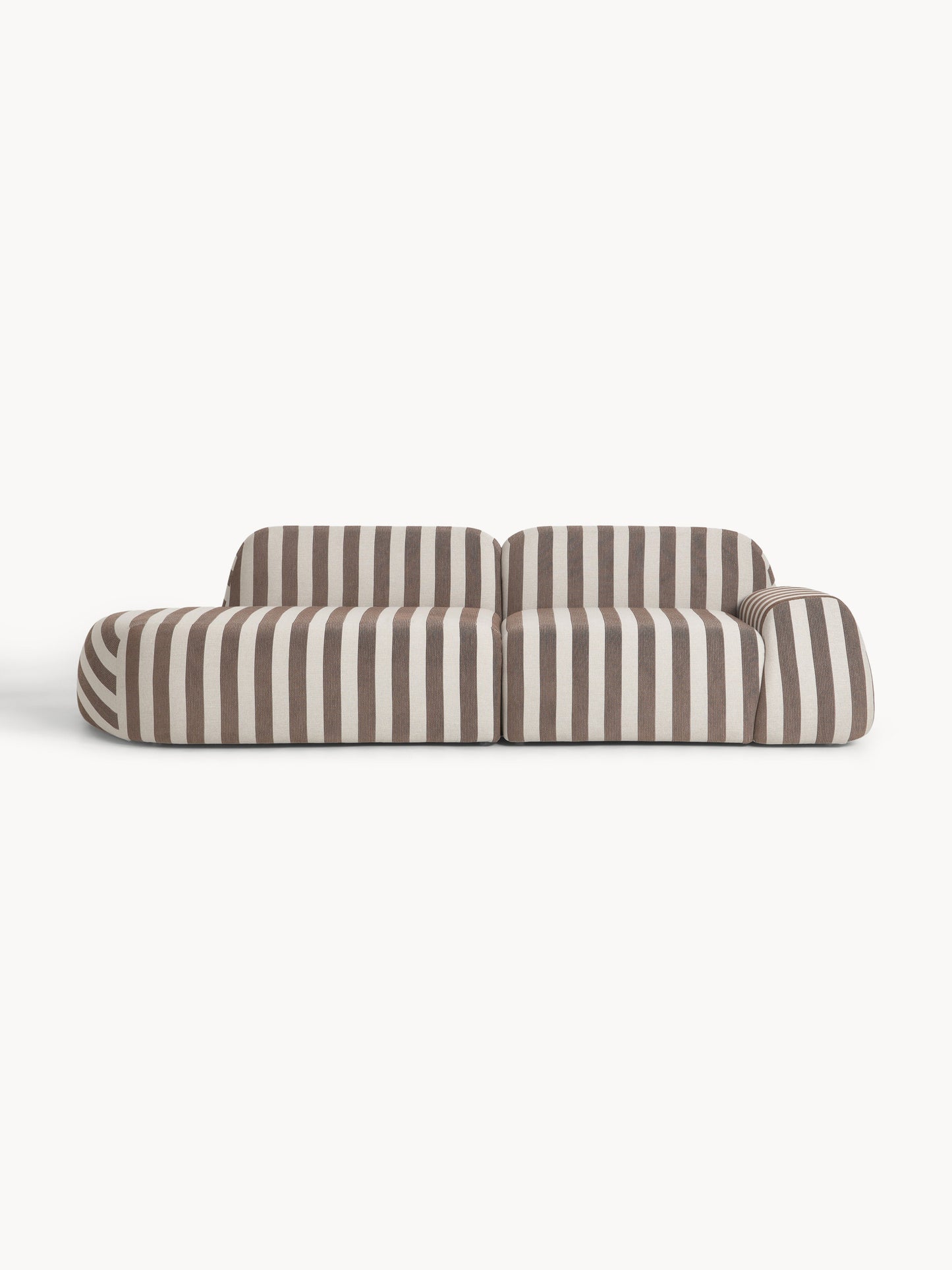Wolke Modular Striped Sofa (3-Seater)