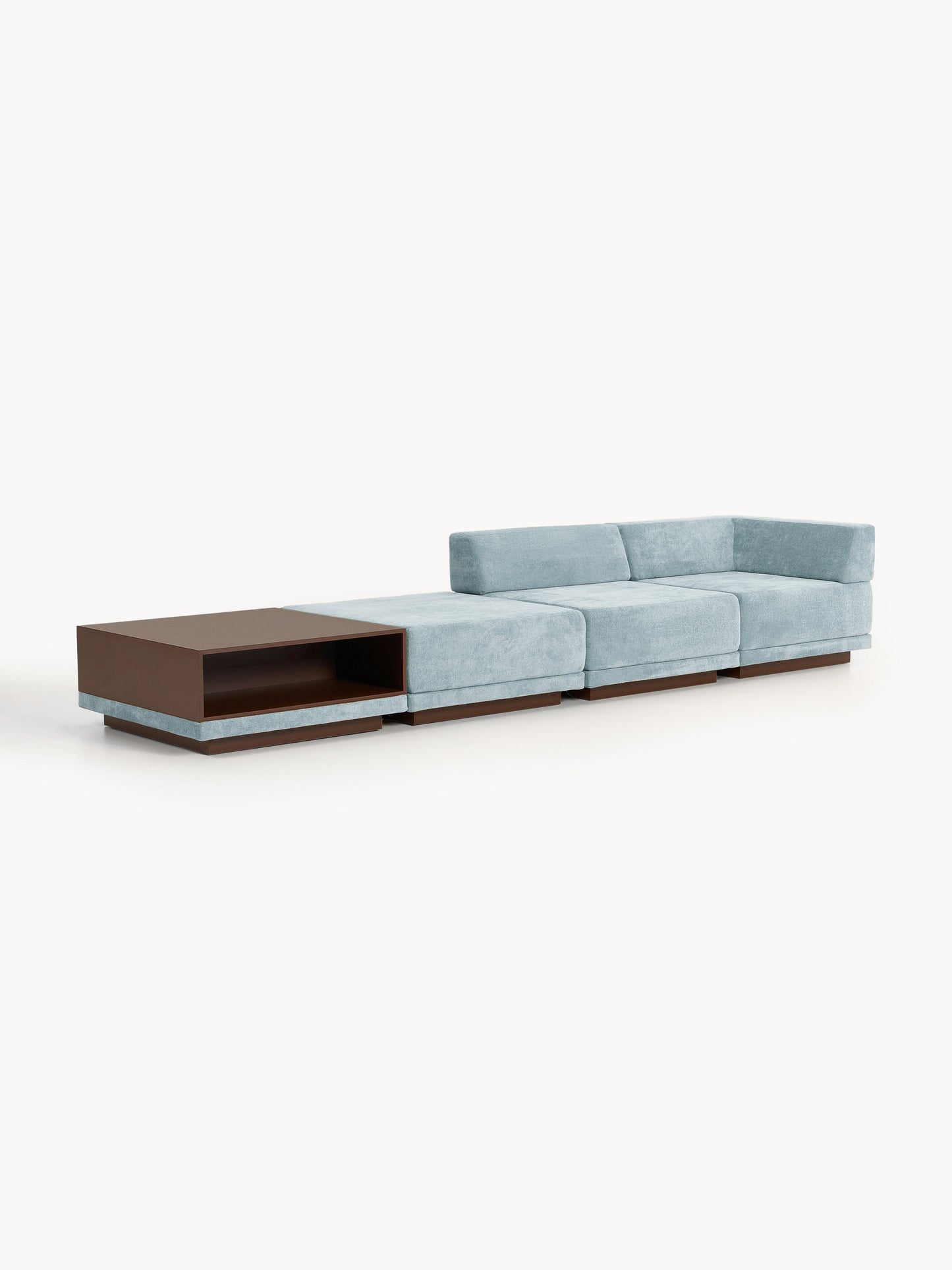 Colin Modular Sofa (4-Seater) with Coffee Table & Ottoman