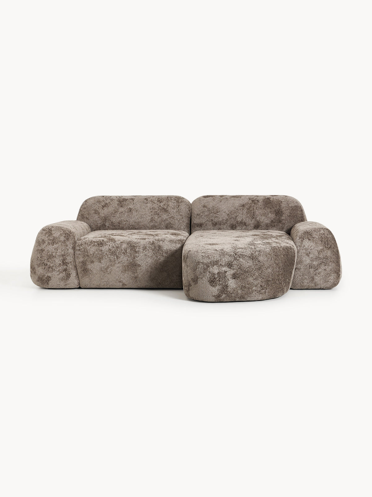 Wolke Modular Teddy Bouclé Corner Sofa (3-Seater)