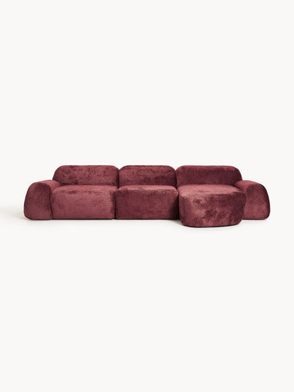Wolke Modular Teddy Bouclé Corner Sofa (4-Seater)
