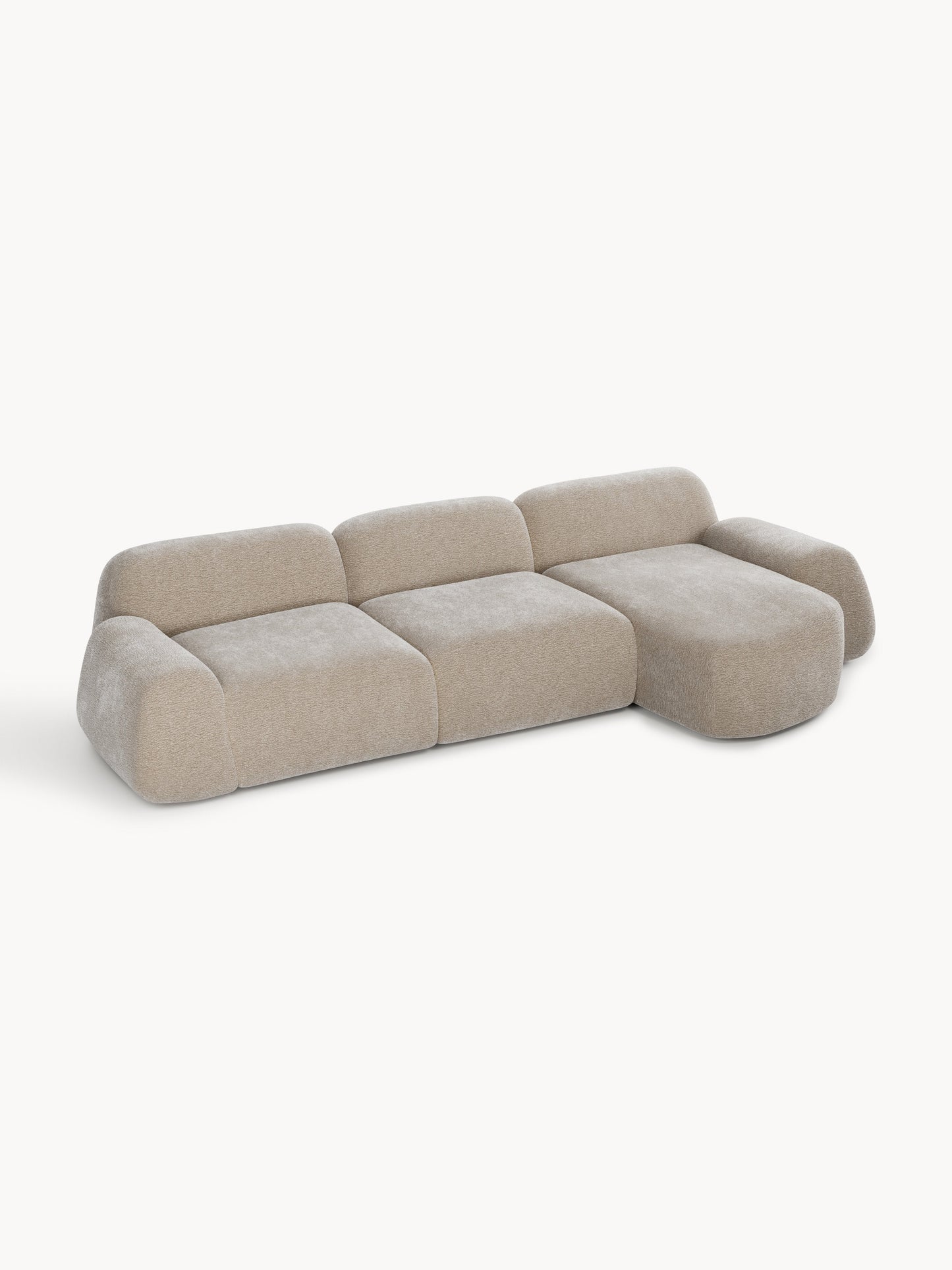 Wolke Modular Teddy Corner Sofa (4-Seater)