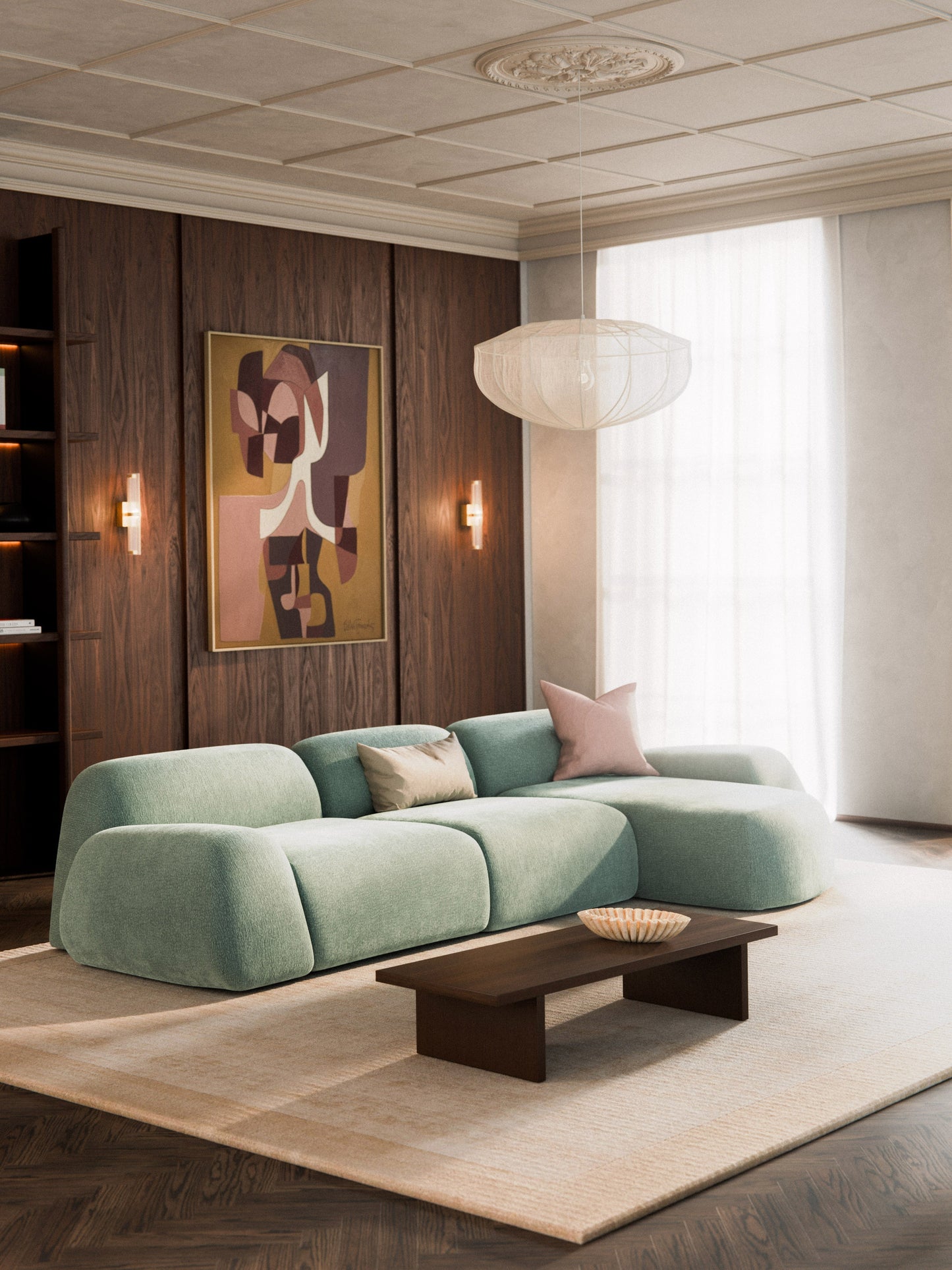 Wolke Modular Teddy Corner Sofa (4-Seater)