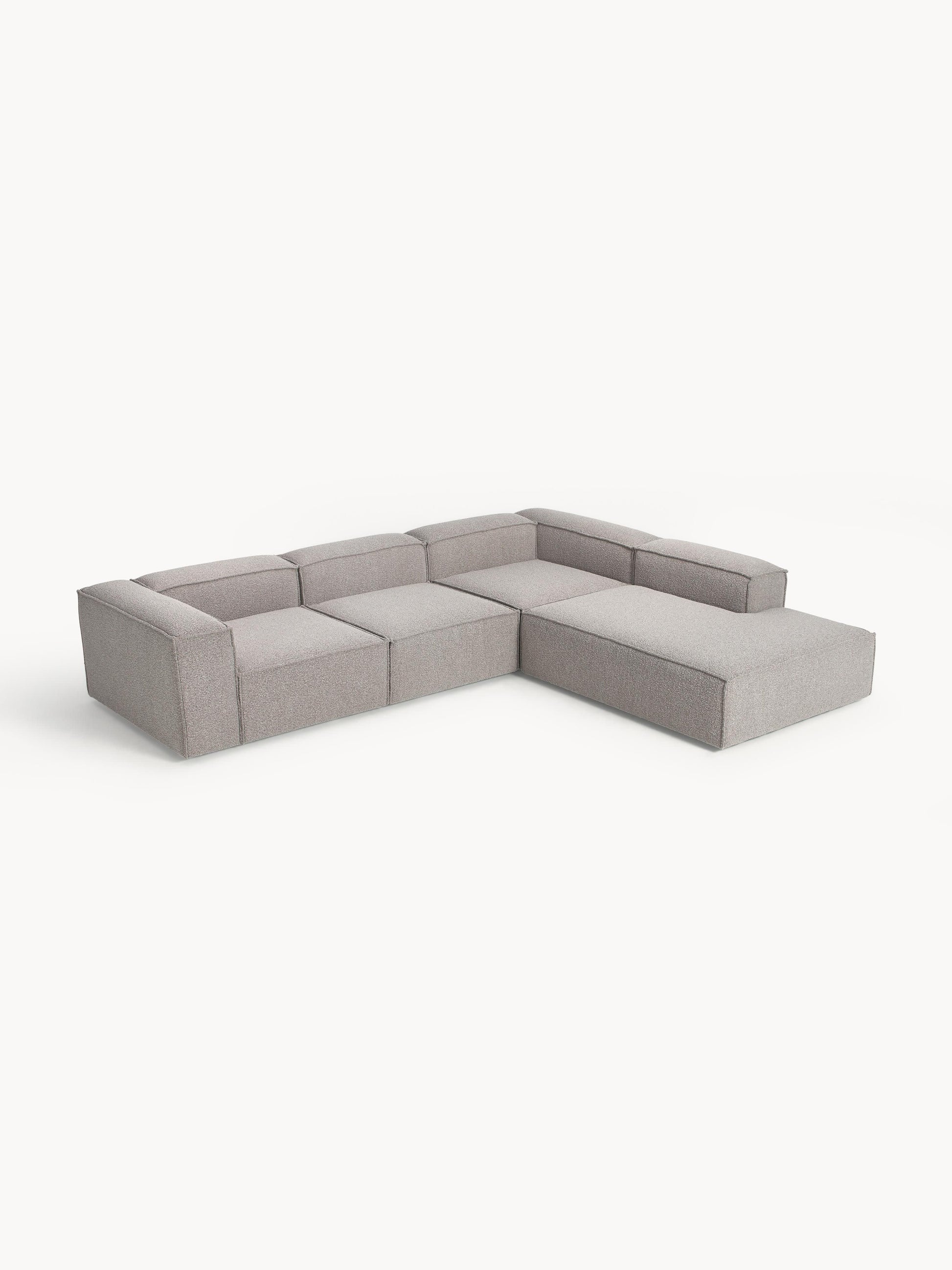 Lennon Modular XL Corner Sofa (4-Seater) in Bouclé