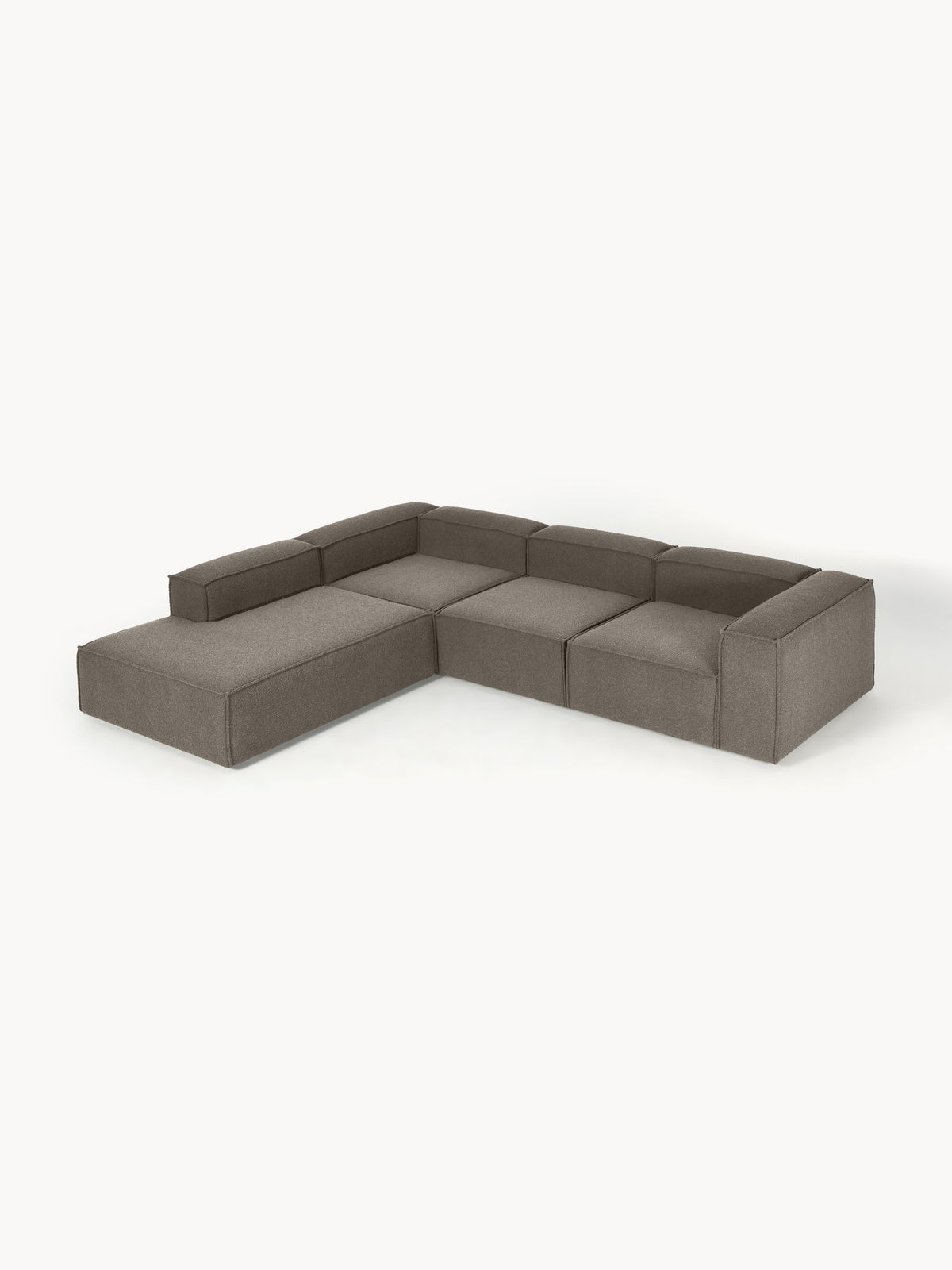 Lennon Modular XL Corner Sofa (4-Seater) in Bouclé
