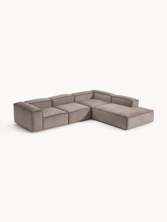 Lennon Modular XL Corner Sofa (4-Seater) in Corduroy