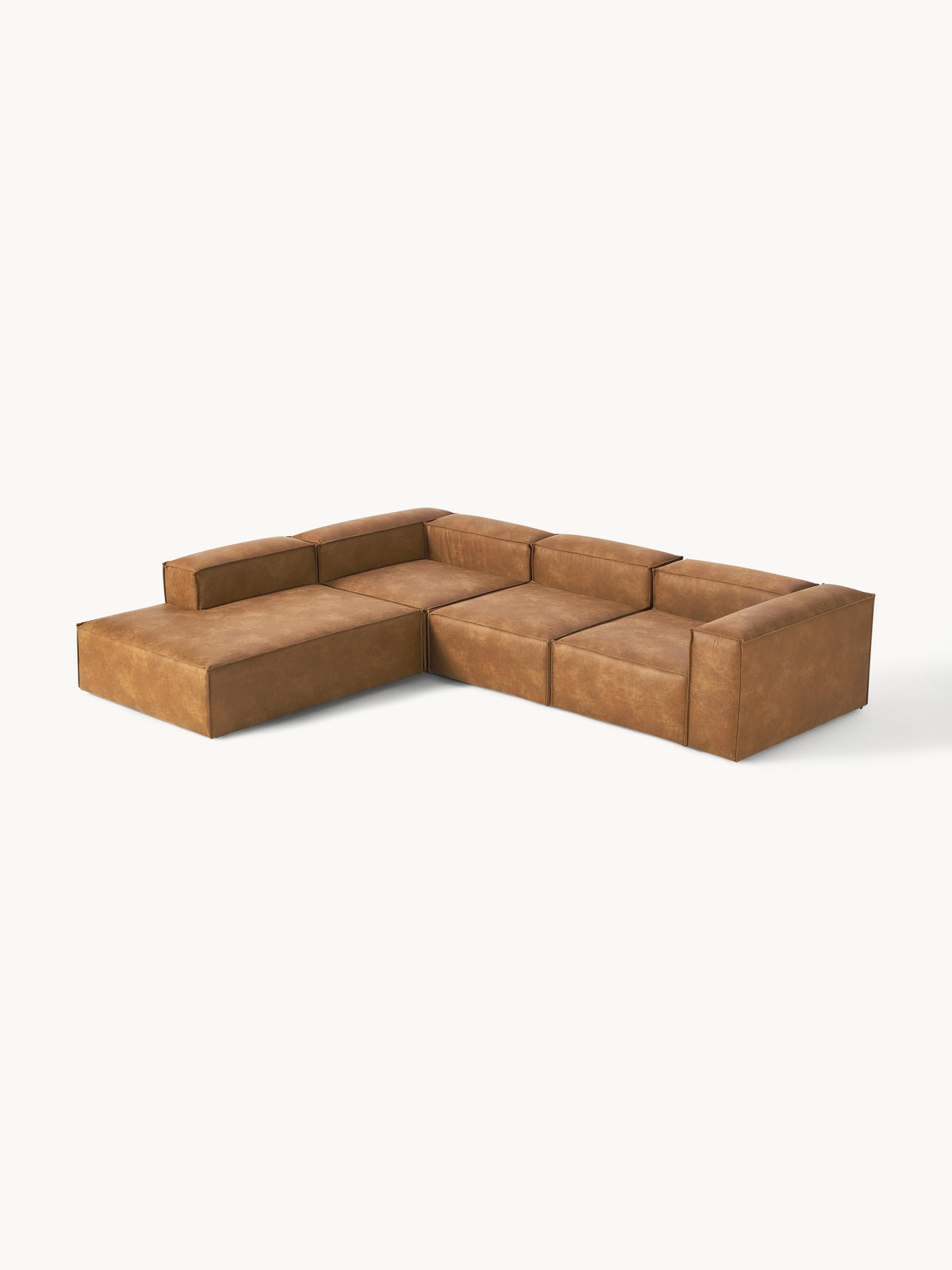 Lennon Modular XL Corner Sofa (4-Seater) in Leather