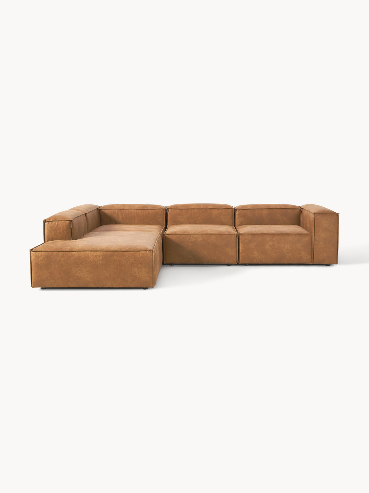 Lennon Modular XL Corner Sofa (4-Seater) in Leather