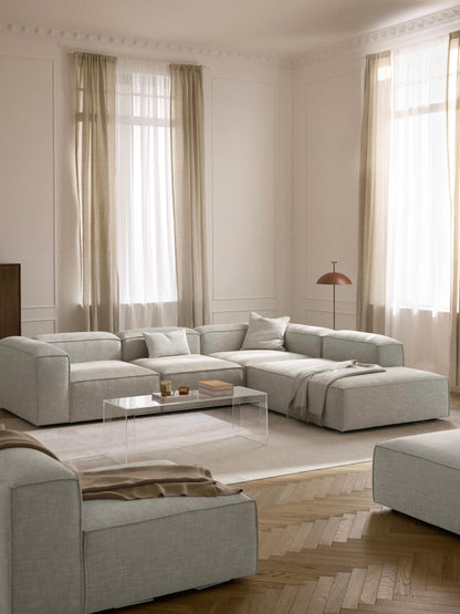 Lennon Modular XL Corner Sofa (4-Seater) in Linen Blend