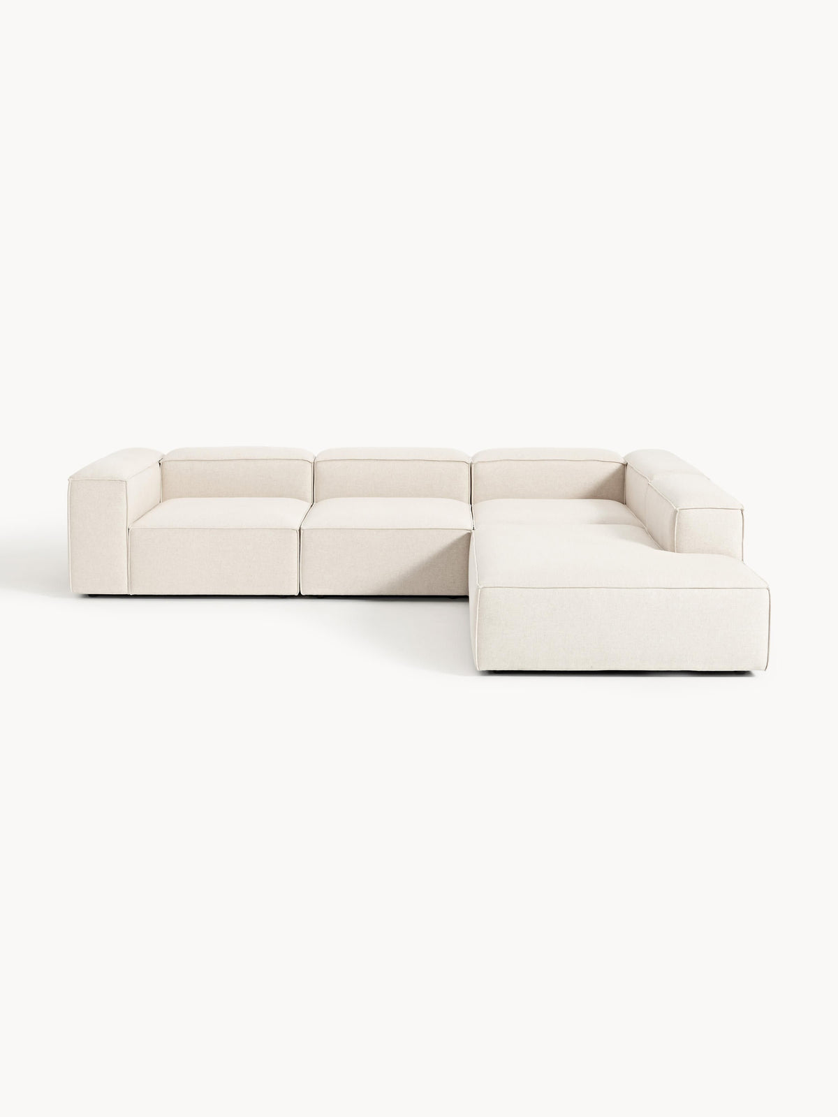 Lennon Modular XL Corner Sofa (4-Seater) in Linen Blend